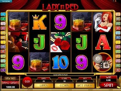 Lady In Red Free Slot Machines
