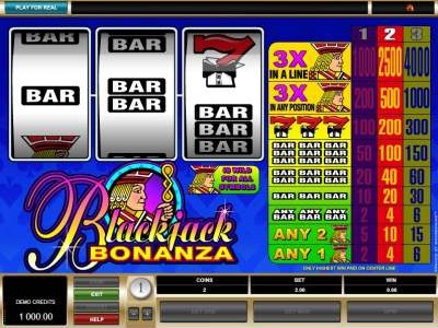 Free Blackjack Bonanza Slot Machine