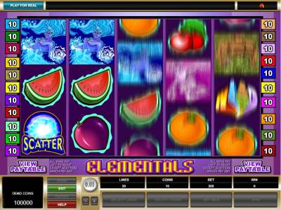 Elementals Free Video Slots