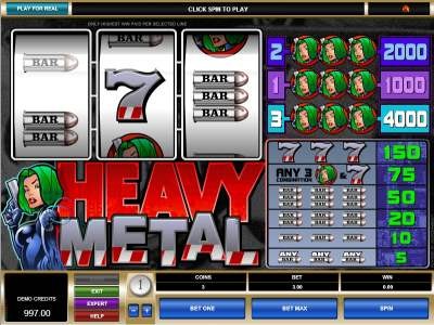 Heavy Metal Free Slots For Fun