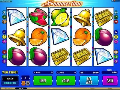 Casino Slot Games Summertime